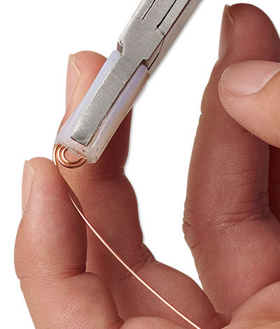 Pliers spiraling wire